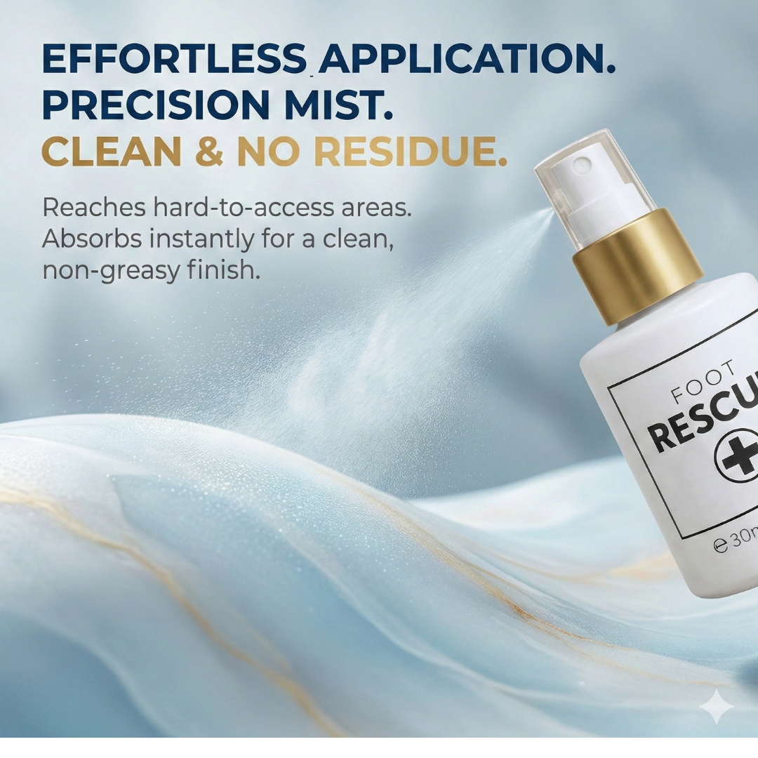 Foot Rescue Bottle Sprayer | 350+ Sprays of Instant Cooling Relief for Tired Feet