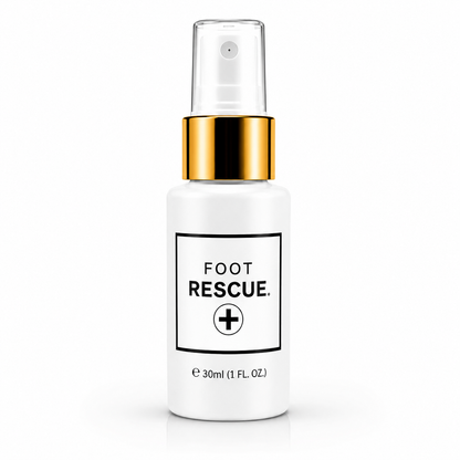 Foot Rescue Cooling Foot Spray for Tired, Sore Feet – Fast-Drying Travel Size Relief Spray with Menthol, Aloe, Eucalyptus & Witch Hazel – TSA-Friendly, 350+ Sprays, 1 fl oz